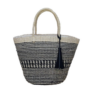 Classic Two-Toned Abaca Bag