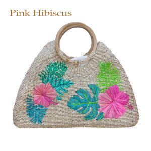 Abaca Embroidered Bag Hibiscus Collection (Copy)