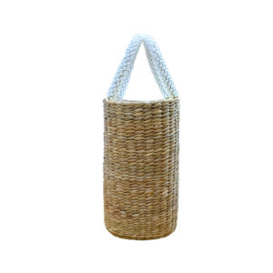 Pearl Petals Seagrass Bag